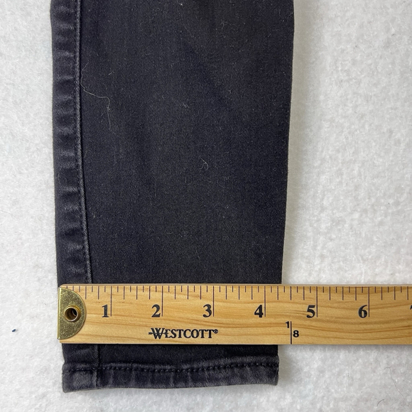 Abercrombie & Fitch Size 29/8 Harper Mid Rise Jean Legging Stretch Black - Picture 8 of 10